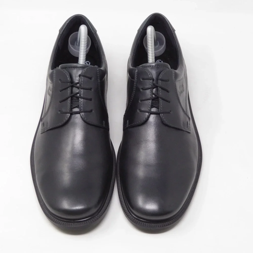 Ecco Mens Oxfords Dress Shoes Black Gore-Tex Leather Lace Up 42 / 8-8.5